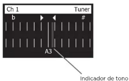 BOSE T8S ToneMatch - Uso del afinador - 1