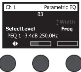 BOSE T8S ToneMatch - Ajuste del ecualizador paramétrico - 1