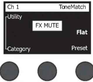 BOSE T8S ToneMatch - Coupure des effets sur les canaux - 1