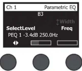 BOSE T8S ToneMatch - Regolazione della funzione Para EQ - 1