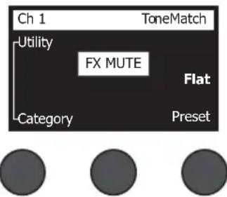 BOSE T8S ToneMatch - Silenciar los efectos del canal - 1