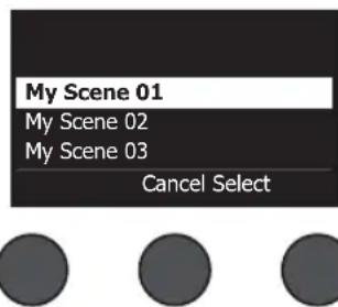 BOSE T8S ToneMatch - Para guardar una escena: - 2