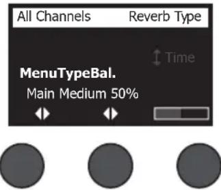 BOSE T8S ToneMatch - Selección de un tipo de reverberación - 1