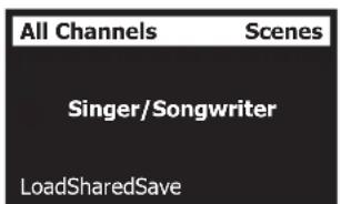BOSE T8S ToneMatch - Loading and Saving Scenes - 1
