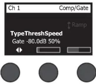 BOSE T8S ToneMatch - 使用压缩器/门限功能 Comp/Gate - 1