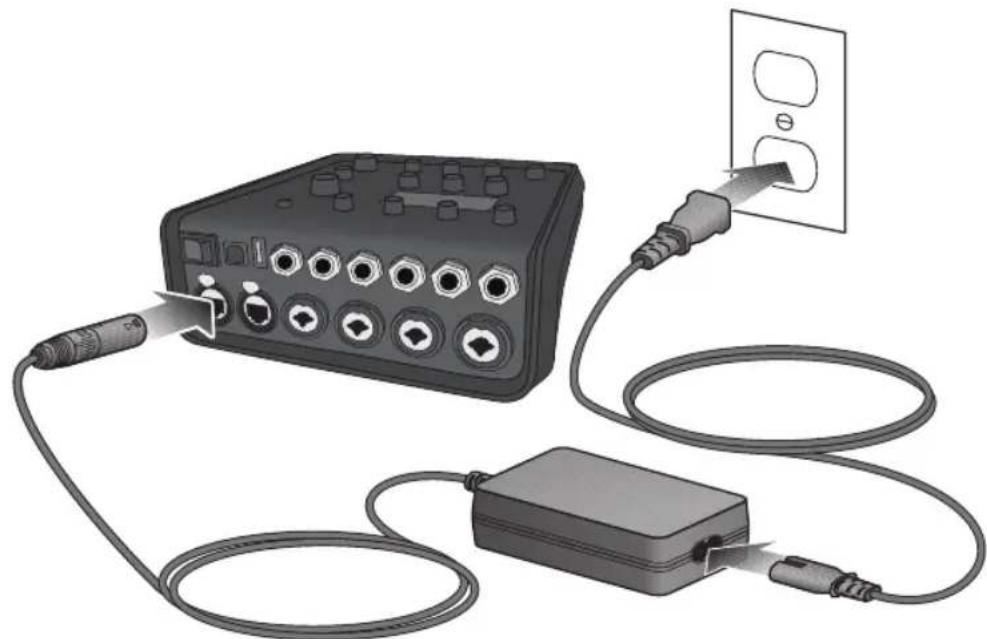 BOSE T8S ToneMatch - De ToneMatch®-voeding aansluiten - 1