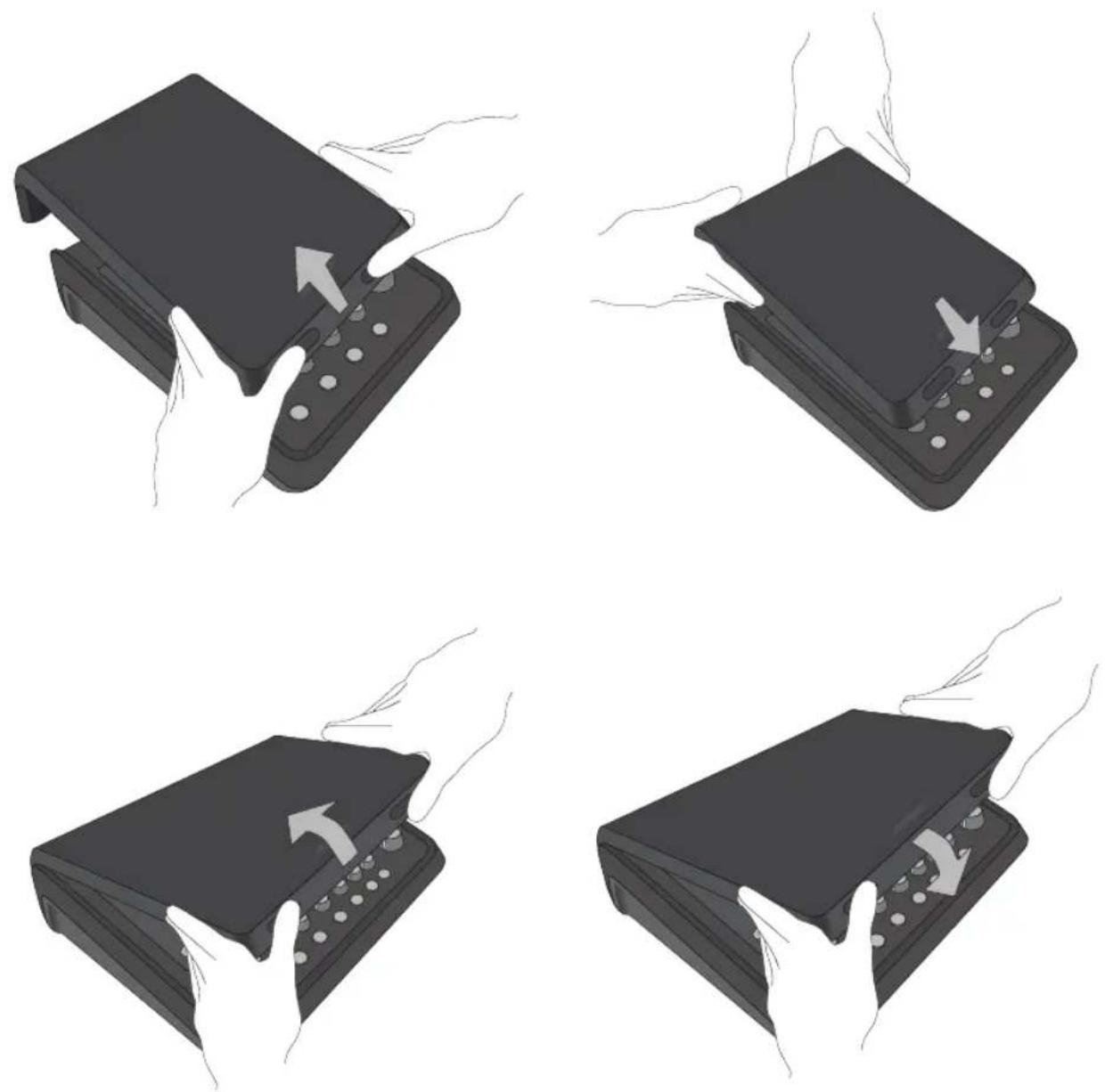 BOSE T8S ToneMatch - Per installare la cover: - 1