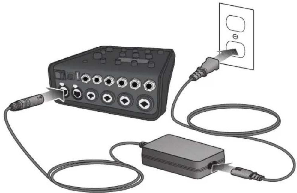 BOSE T8S ToneMatch - Connexion de l'alimentation secteur ToneMatch® - 1