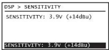 QSC GXD 8 - SENSITIVITY (yBCTbUTeJIbHOCTb) - 2