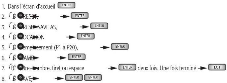 QSC GXD 8 - ENREGISTREMENT DE PRÉRÉGLAGES SOUS - 3