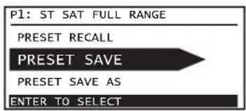 QSC GXD 8 - PRESET SAVE - 1