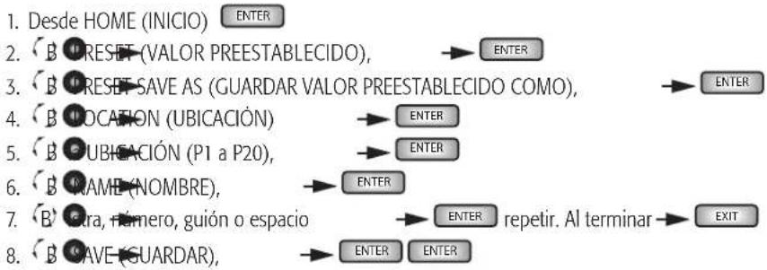 QSC GXD 8 - GUARDADO DE VALORES PREESTABLECIDOS COMO - 3