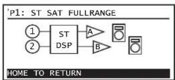 QSC GXD 8 - View Current Preset Configuration - 1