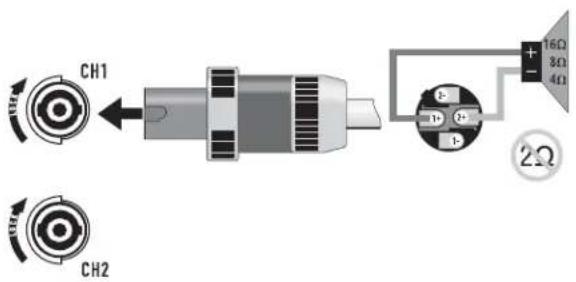QSC CMX800Va - Conector del bloque de terminales - 1