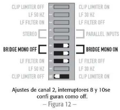 QSC CMX800Va - Precauciones con el modo monofónico puecedado - 1