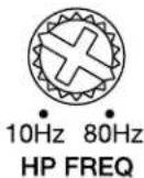 INFINITY Kappa Five - Filtre passe-haut subsonique (DBO : HP FREQ) - 1