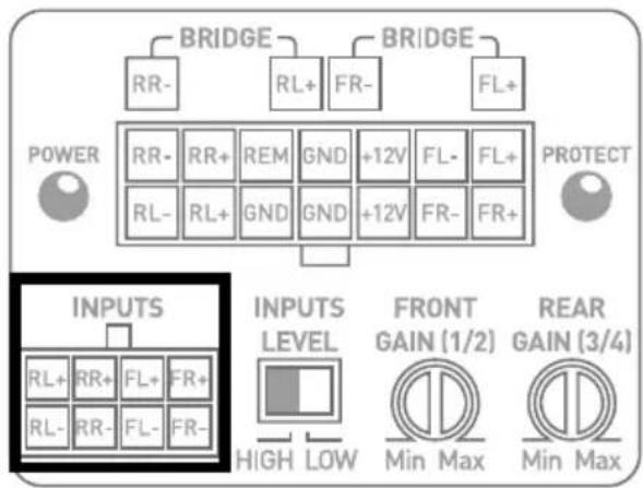 FOCAL Impulse 4.320 - - 您的车载收音机只配备有放大输出（扬声器输出） - 1