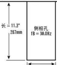 INFINITY Reference 1270 - 放气外壳体积（含驱动器/倒相孔位移） - 2