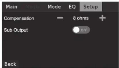 NAD M32 - SPEAKER SETUP (CONFIGURATION DES HAUT-PARLEURS) - 1