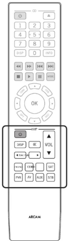 ARCAM SA20 - Télécommande - 1