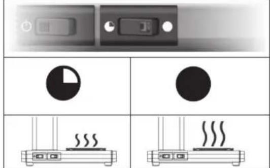 Diagram showing two electrical circuit components with icons and Chinese labels, likely representing a power or appliance system.