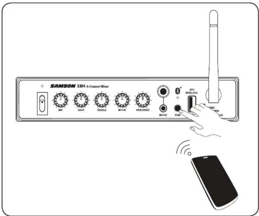 SAMSON SM4 - Appairage avec un apparéil Bluetooth® - 1