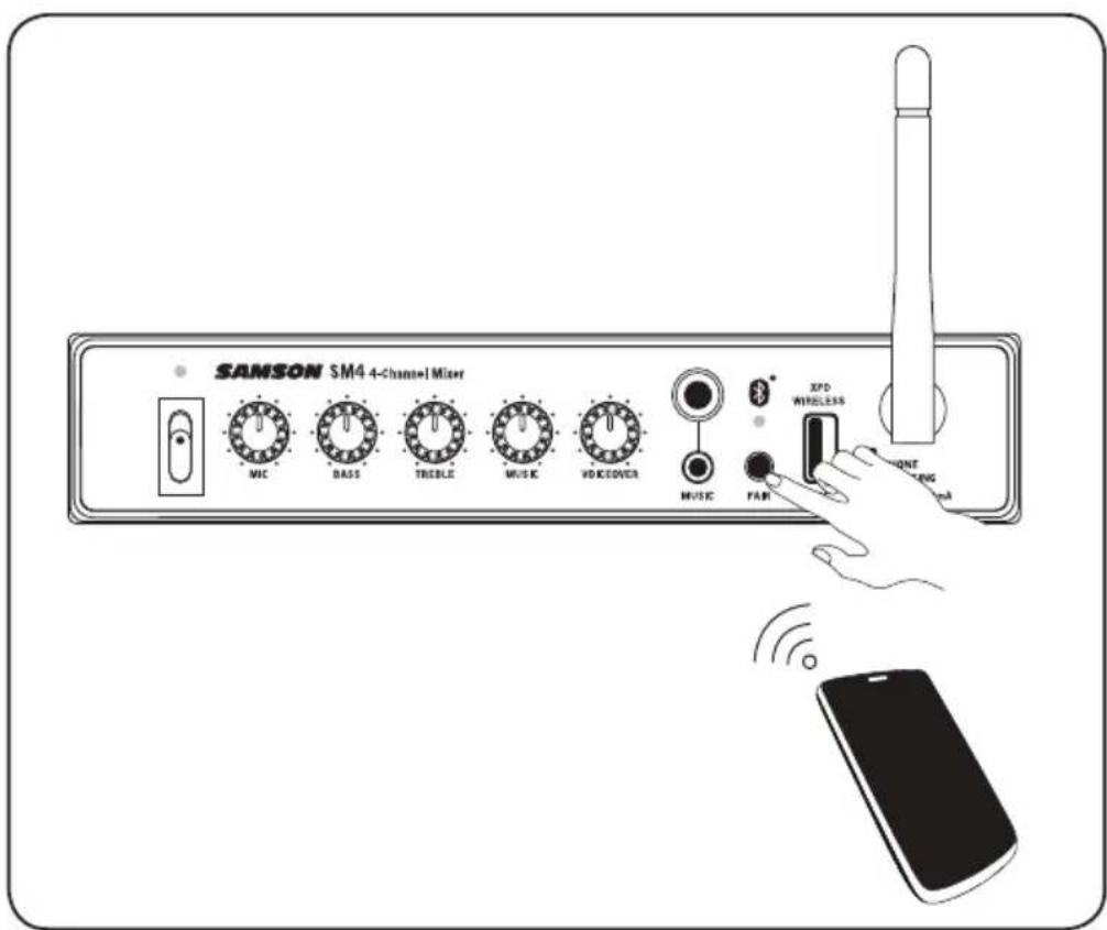 SAMSON SM4 - Emparejando con un dispositivo Bluetooth® - 1