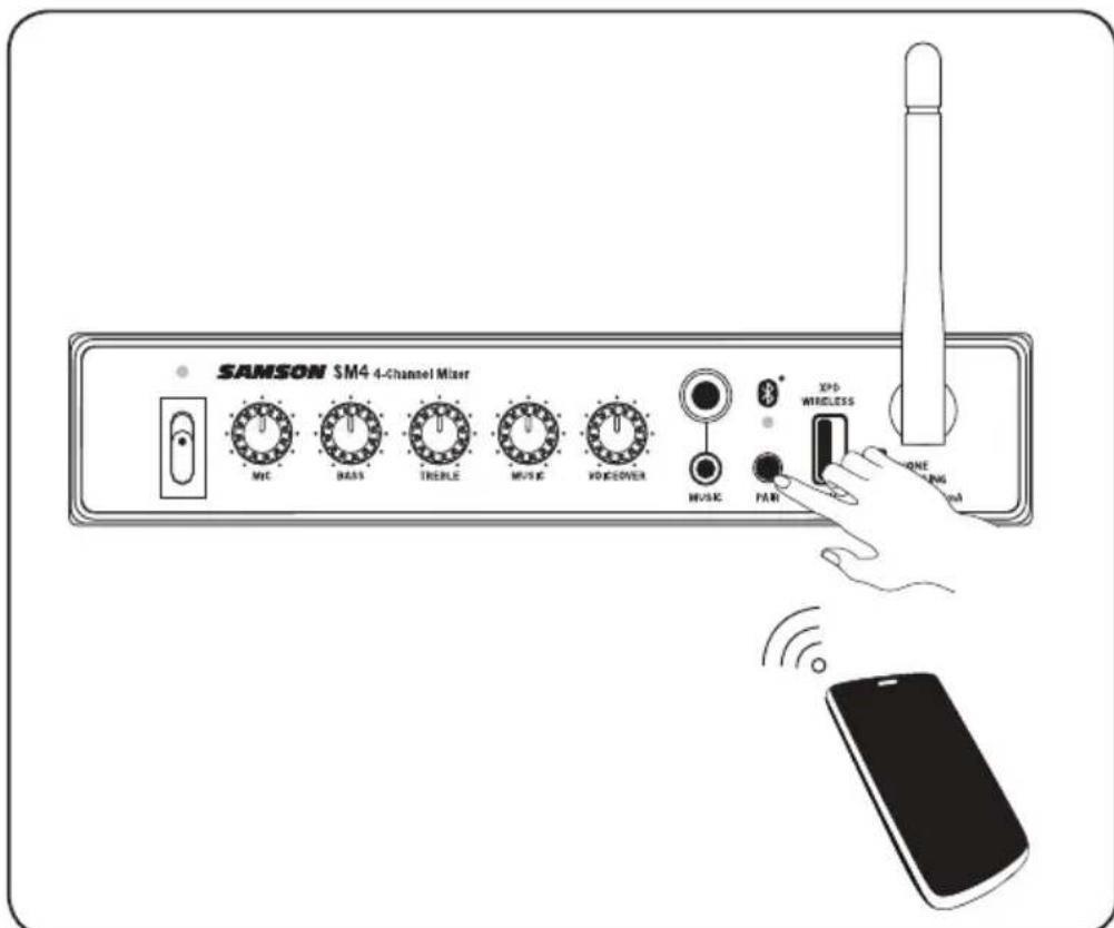 SAMSON SM4 - Pairing with a Bluetooth® device - 1