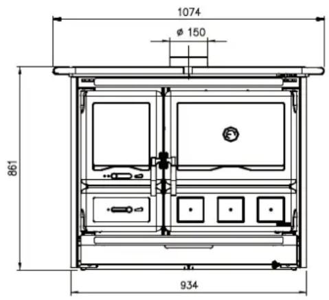 La Nordica Rosa XXL - CLEANING OF THE HEARTH GRATE - 14