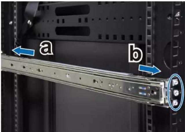 SYNOLOGY RackStation SA3200D - Pour installer le kit de rails : - 1