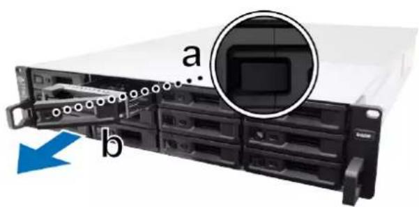 SYNOLOGY RackStation SA3200D - Installation des disques - 1