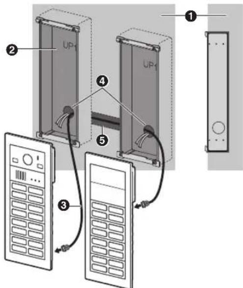 PANASONIC VLVM602 - Installation de 2 cadres d'une station accueil - 1
