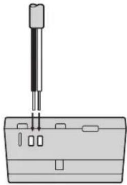 PANASONIC VLVM602 - Branchement des fils CA et des fils CC (VL-PS240) - 3