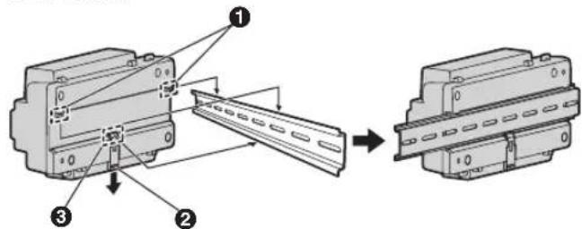 PANASONIC VLVM602 - Fixation à un rail DIN - 2