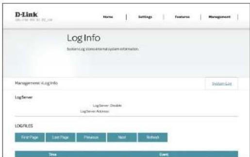 D-LINK DSL3788 - Journalisation des info - 1