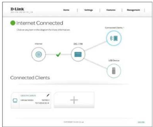 D-LINK DSL3788 - Clients connectés - 1