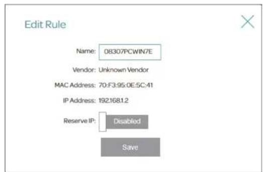 D-LINK DSL3788 - Modifier la regle - 1
