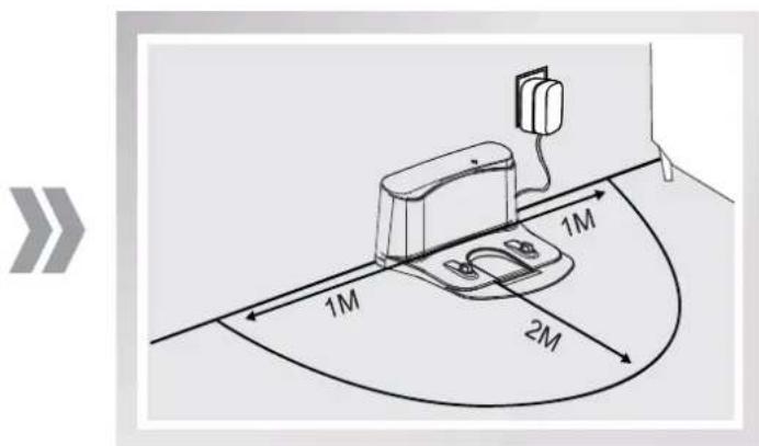 ECOVACS Deebot M82 - Charging Dock Placement - 2