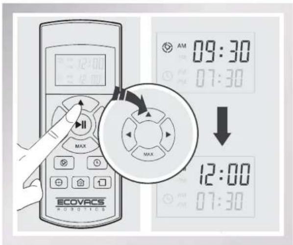 ECOVACS Deebot M82 - Cancelar la hora de limpieza programada - 2
