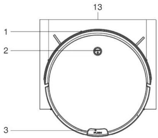 ECOVACS Deebot M82 - Product Diagram - 1