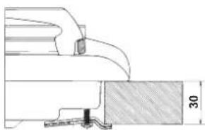 INDESIT PIM 640 AS (IX) EX - Scheme de fixation des crochets - 2