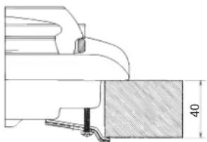 INDESIT PIM 640 AS (IX) EX - Schema di fissaggio dei ganci - 3