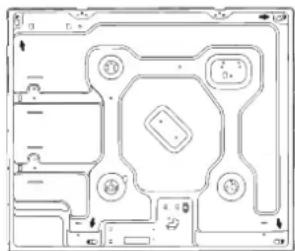 INDESIT PIM 640 AS (IX) EX - Schema di fissaggio dei ganci - 4