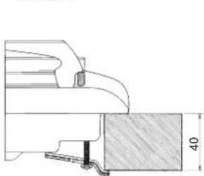 INDESIT PIM 640 AS (IX) EX - Scheme de fixation des crochets - 3