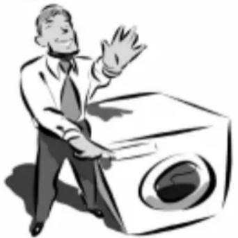 INDESIT WD 105 T (CH) - Ruotate esta manopola esclusivamente in senso orario. - 1
