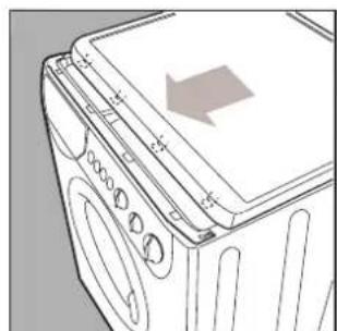INDESIT WD 105 T (CH) - Austausch des Versorgungskabels - 4