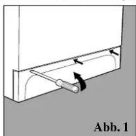 INDESIT WD 105 T (CH) - Bei Bedarf kontrollieren Sie die Pumpe und den Gummischlauch. - 1