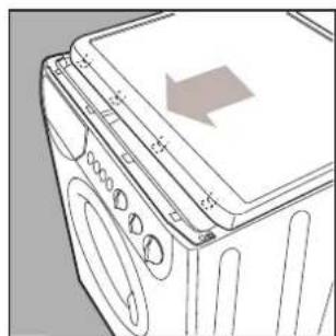 INDESIT WD 105 T (CH) - Comment changer le cable d'alimentation - 4