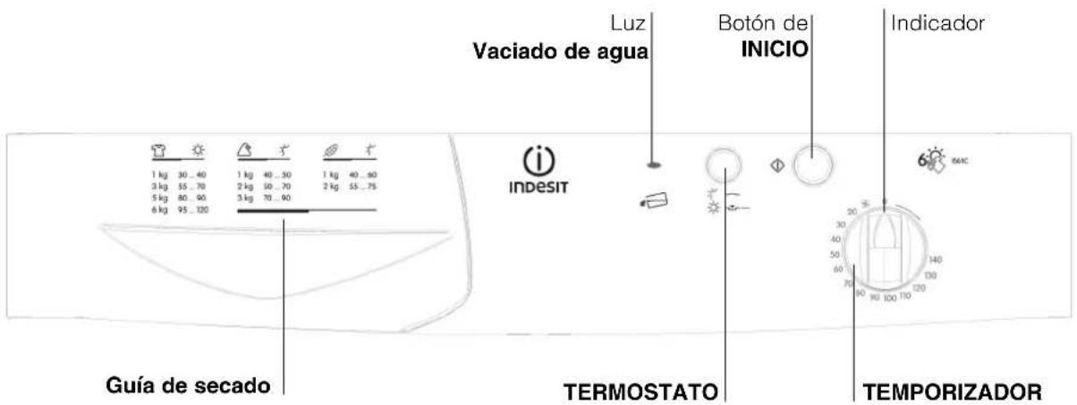 INDESIT IS61C (EX) - Antes de empezar a utiliser la secadora - 3