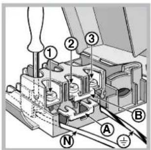 INDESIT KN3C62A(W)U S - Montaggio del cavo di alimentazione - 3